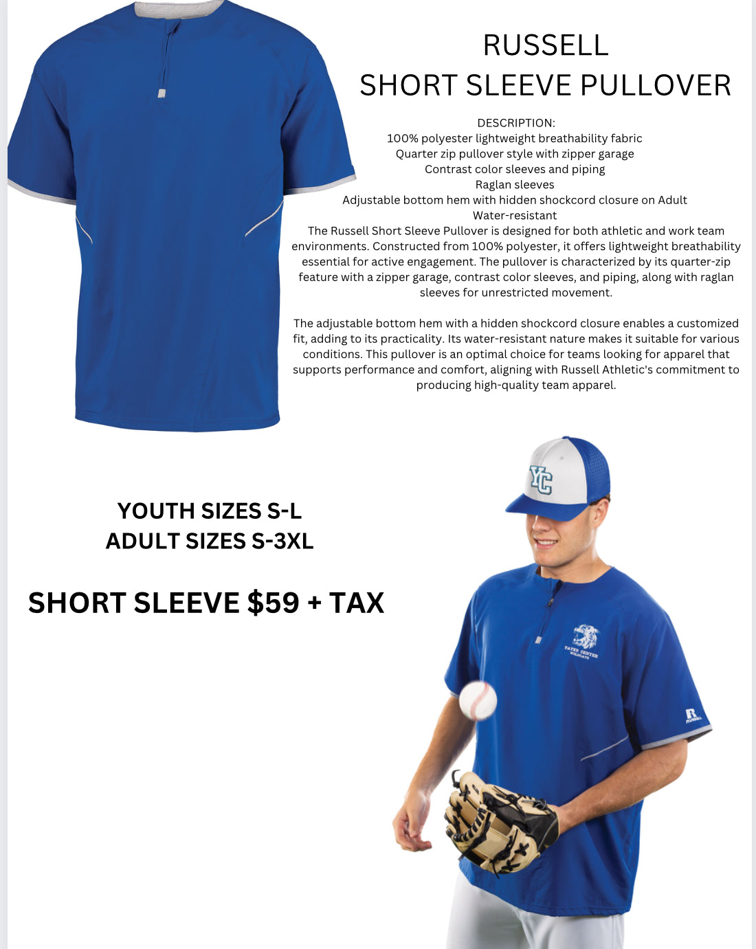 Cub's Russell Short Sleeve Pullover