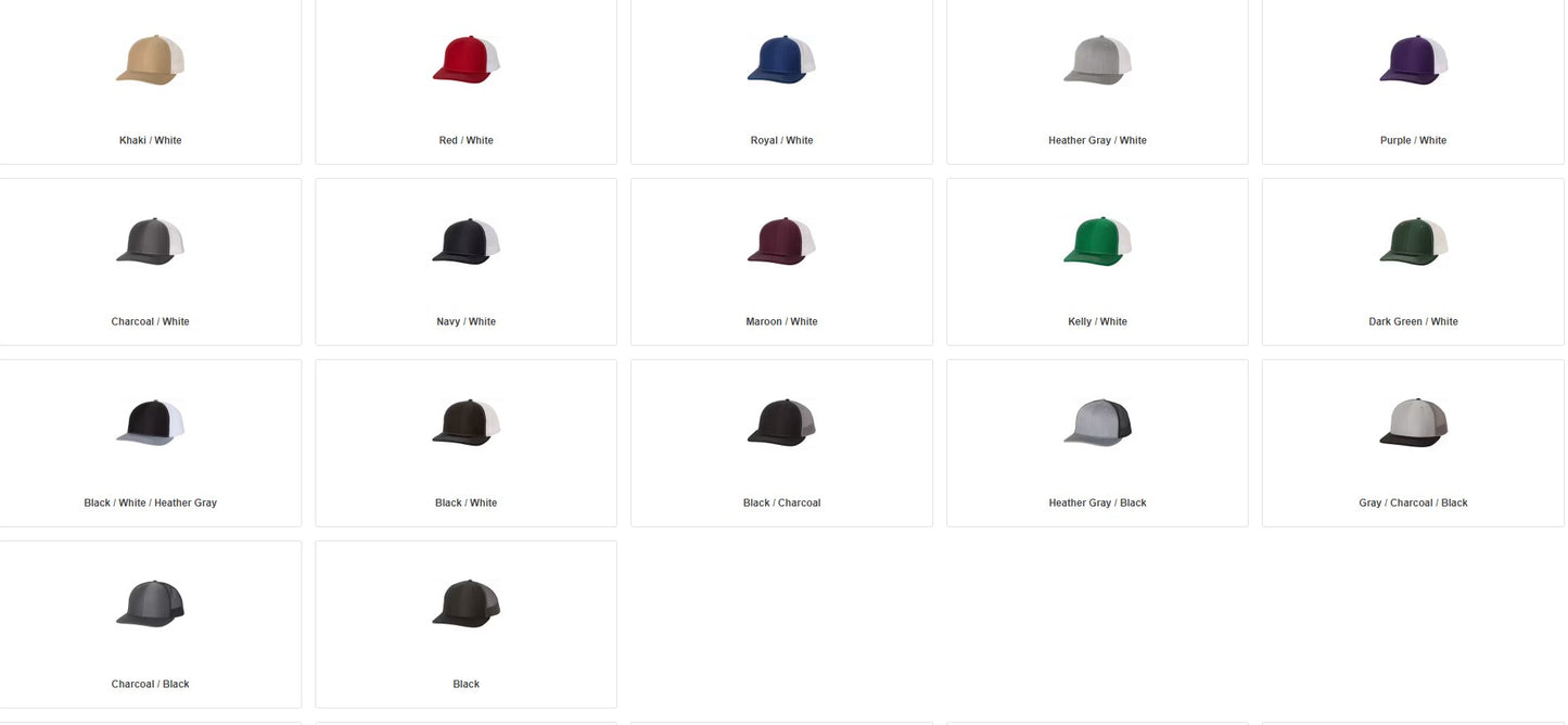 Richardson 112 Snapback Hat & Customization