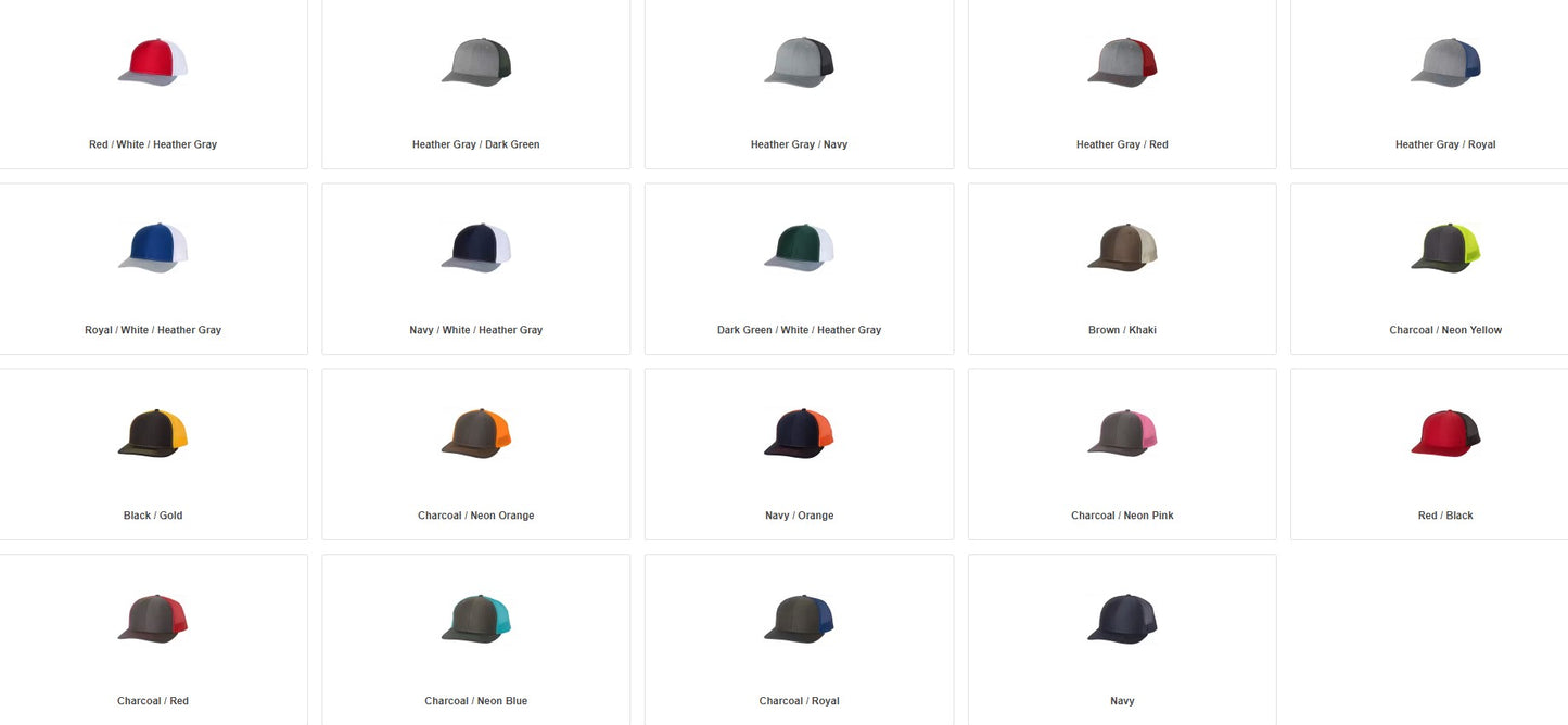 Richardson 112 Snapback Hat & Customization