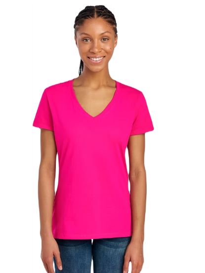 Women's V Neck T-Shirt & Customization
