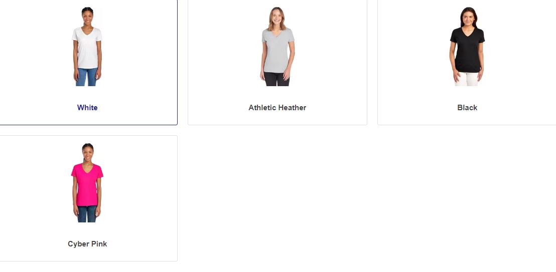 Women's V Neck T-Shirt & Customization