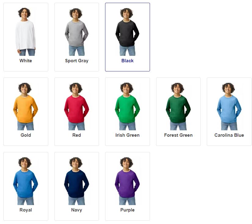 Youth Unisex Long-Sleeve & Customization