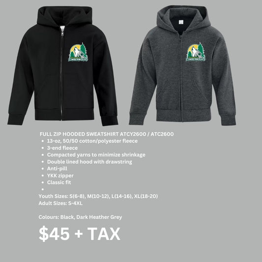 TOS Full Zip Hooded Sweater